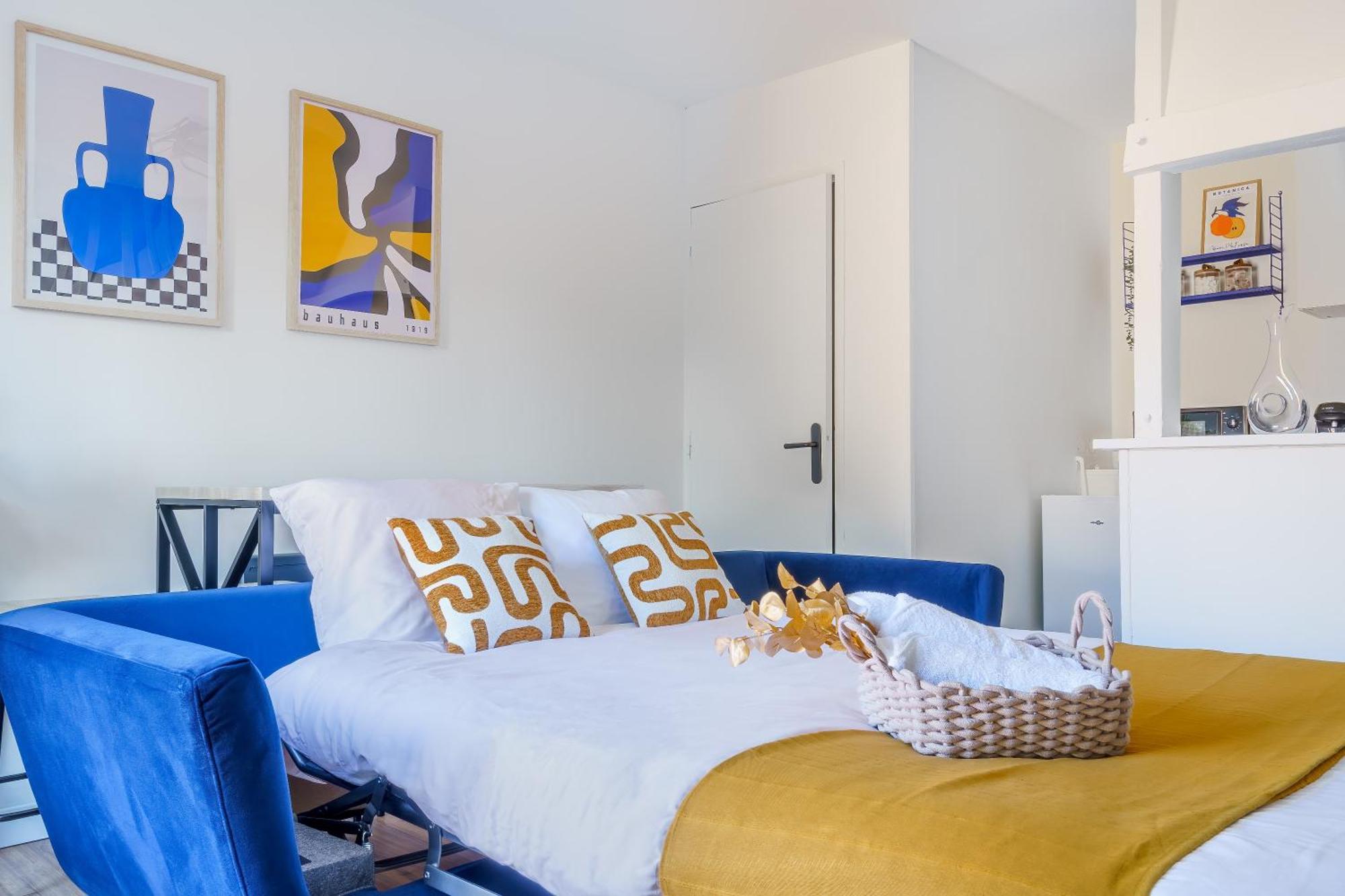 Maisonnette Bleu Horizon Avec Jardin - 2Min Gare - Serenito Homes Saint-Just-en-Chaussee Exteriér fotografie