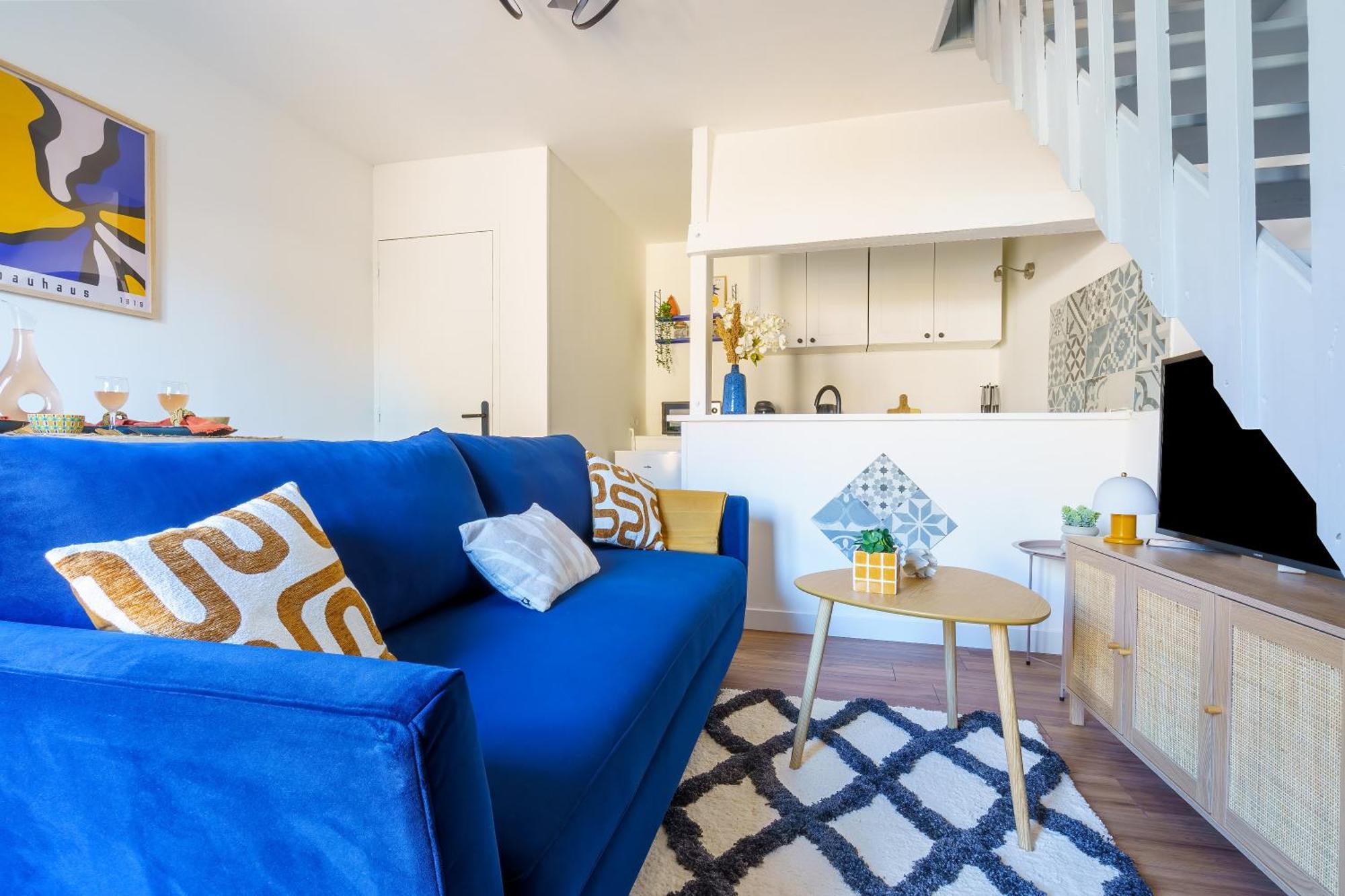 Maisonnette Bleu Horizon Avec Jardin - 2Min Gare - Serenito Homes Saint-Just-en-Chaussee Exteriér fotografie
