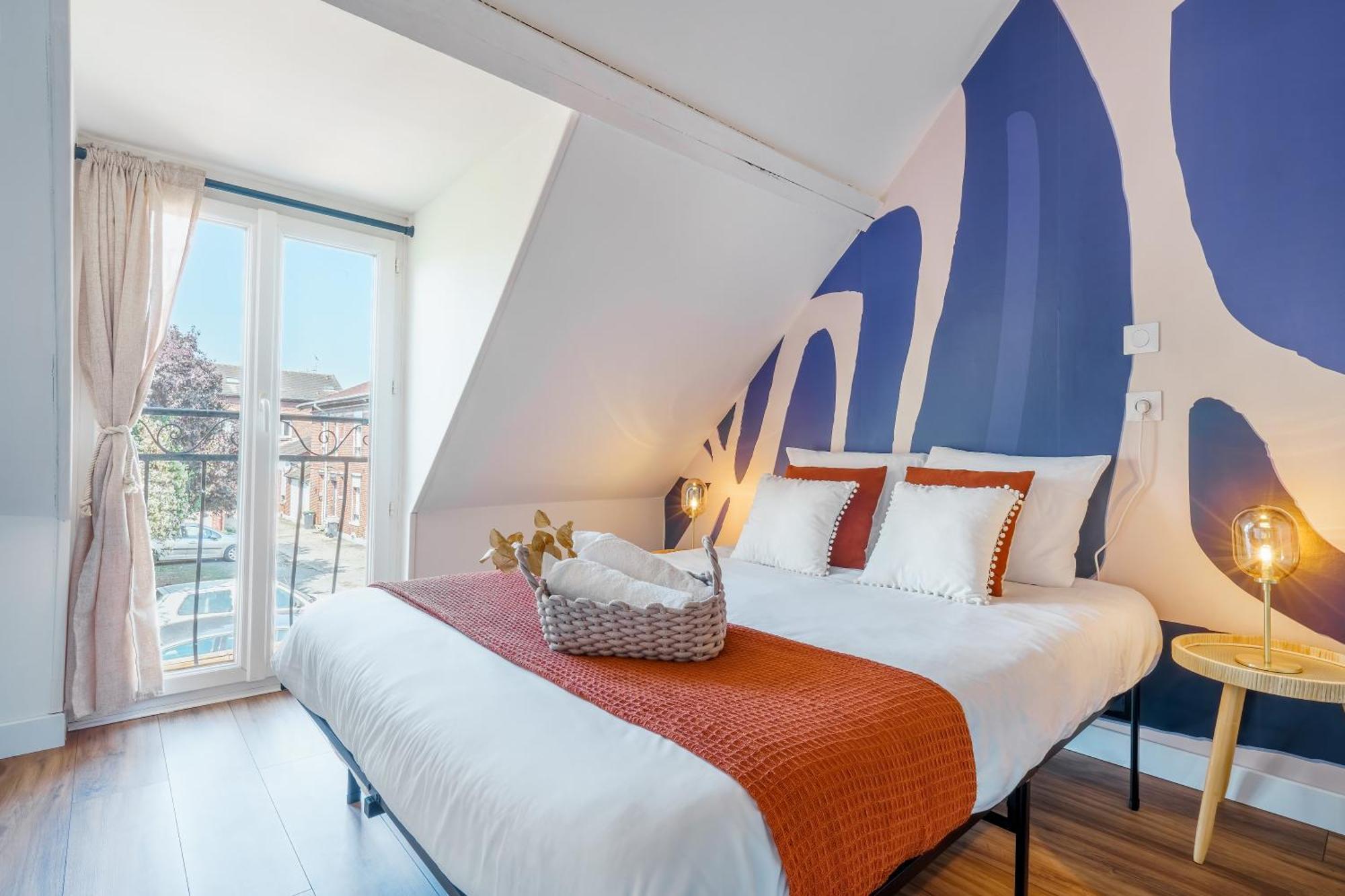 Maisonnette Bleu Horizon Avec Jardin - 2Min Gare - Serenito Homes Saint-Just-en-Chaussee Exteriér fotografie