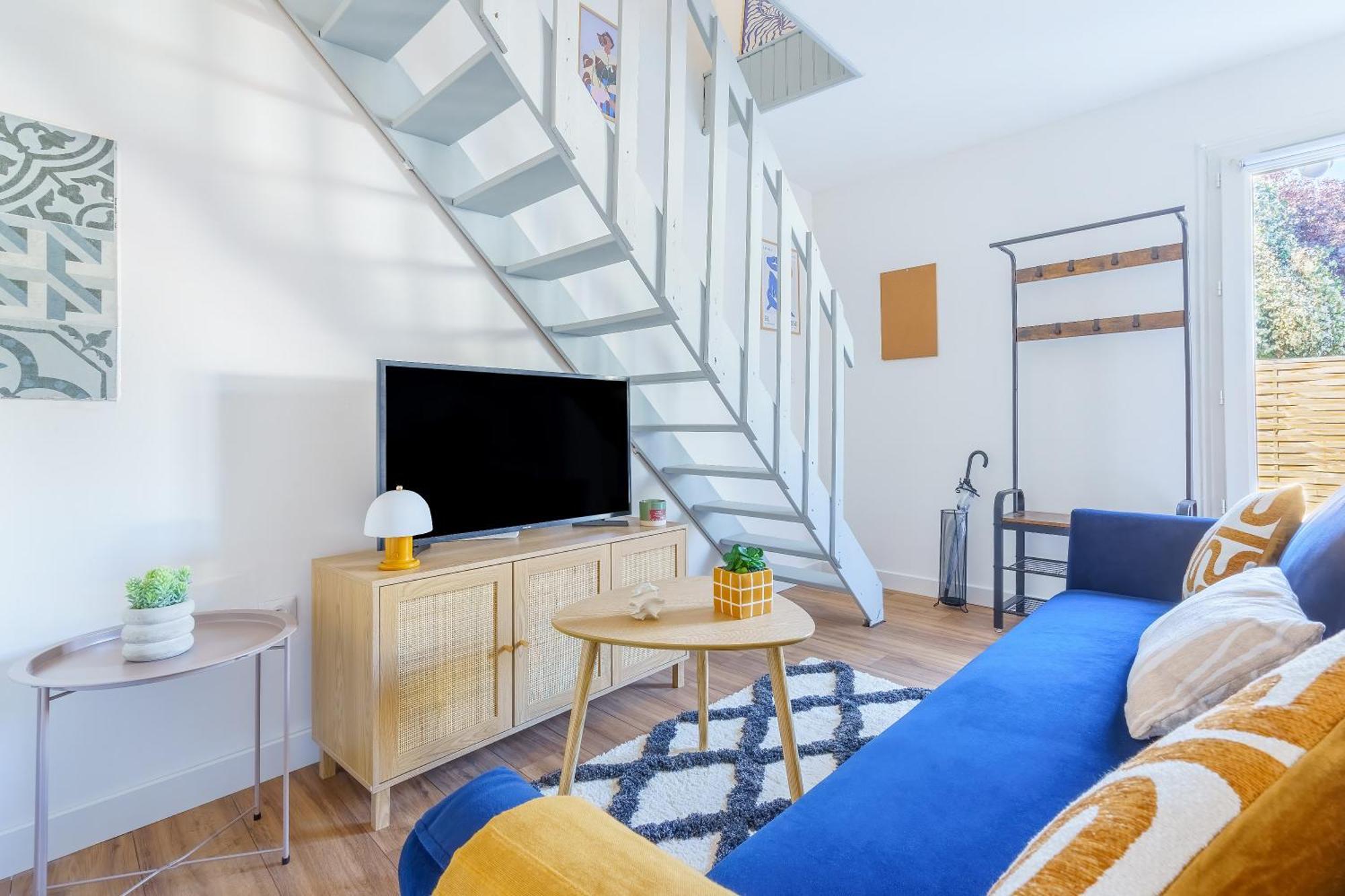 Maisonnette Bleu Horizon Avec Jardin - 2Min Gare - Serenito Homes Saint-Just-en-Chaussee Exteriér fotografie